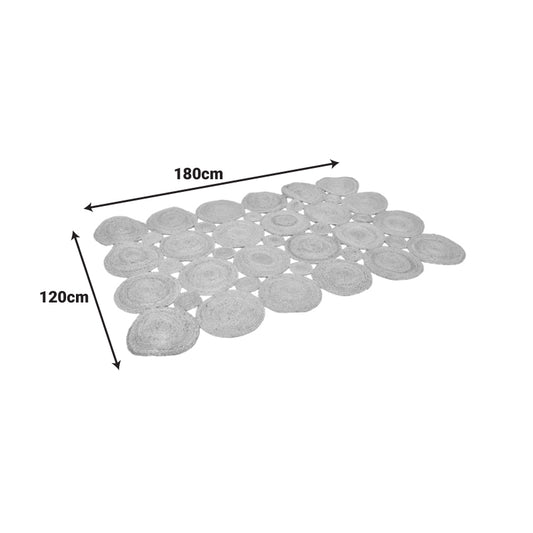 Χαλί Nelando Γιούτα σε Φυσική Απόχρωση 120x180εκ
