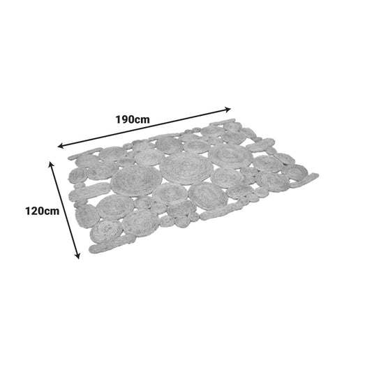 Χαλί Borda Γιούτα σε Φυσική Απόχρωση 120x190εκ