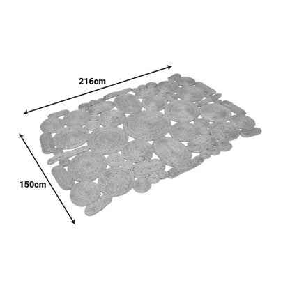 Χαλί Jenel Γιούτα σε Φυσική Απόχρωση 150x216εκ