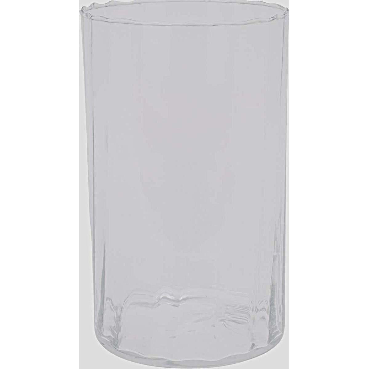 Βάζο Κύλινδρος από Γυαλί 13x13x22