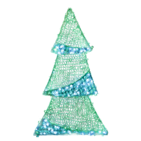 ΕΠΑΓΓΕΛΜΑΤΙΚΟ ΣΧΕΔΙΟ ΔΕΝΤΡΟ 3D ΠΡΑΣΙΝΟ ΚΑΙ ΛΕΥΚΟ LED IP65 110x23x200