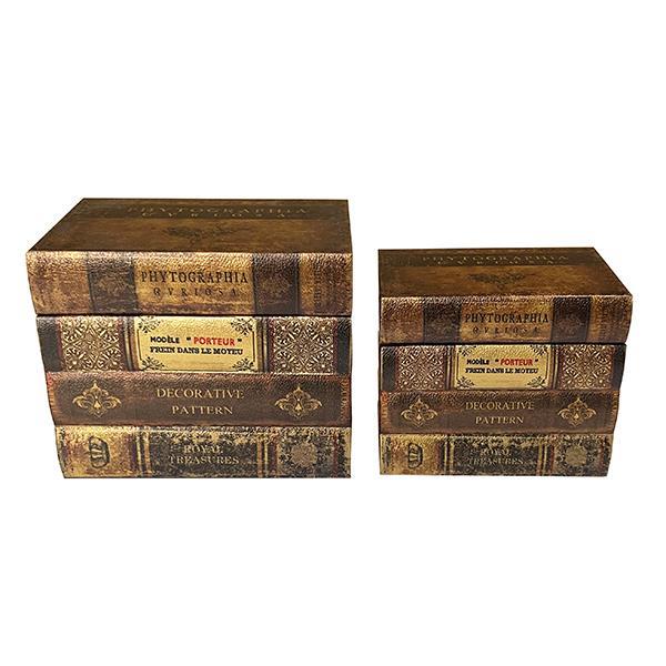 S/2 ΚΟΥΤΙΑ ΞΥΛΙΝΑ ΚΑΦΕ 20x13x16 16x10x13