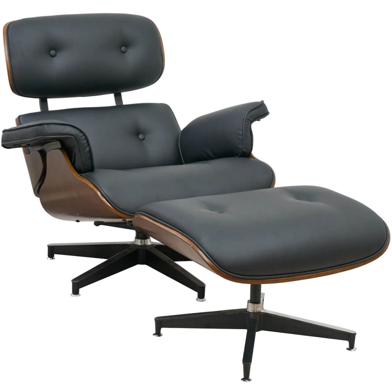 Lounge Armchair Black 82x92x82