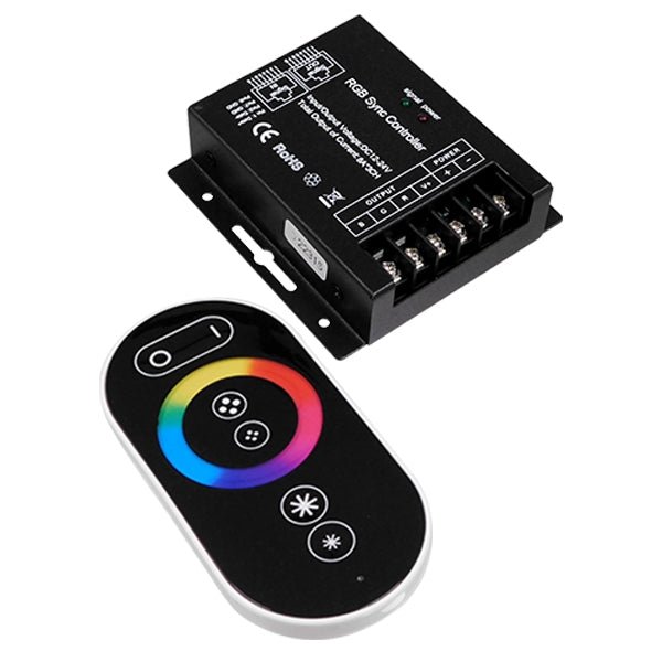 73410 Ασύρματος LED RGB Controller με Χειριστήριο Αφής 2.4G RF SYNC 12V (288w) - 24V (576w) DC