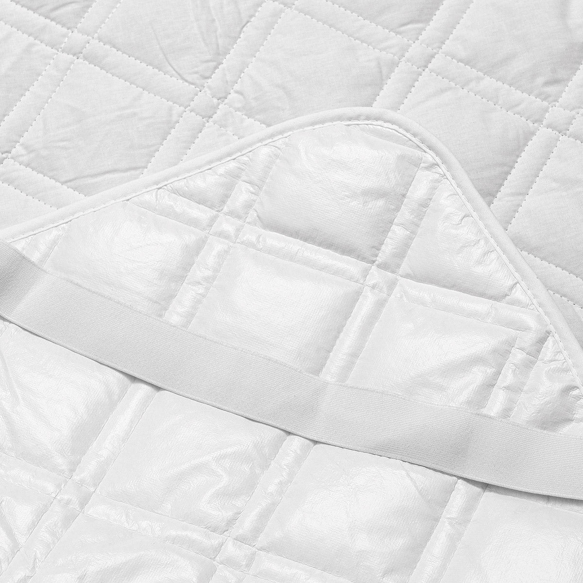 Καπιτονέ-Αδιάβροχο Προστατευτικό Στρώματος Λευκό 140x200εκ