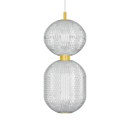 Φωτιστικό Κρεμαστό LED 30W 4000K Χρυσό 39x15x120