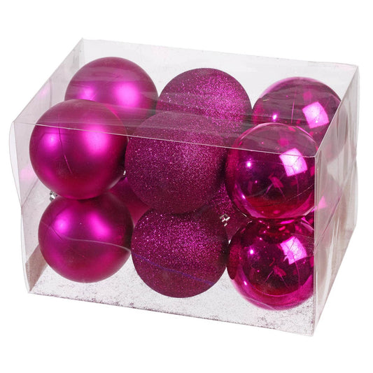 Μπάλα Πλαστική Φούξια S/12 8εκ