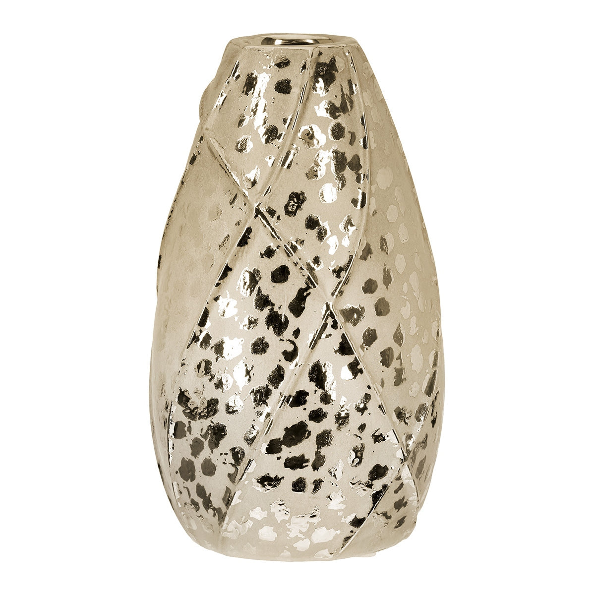 Βάζο Bulbous "Onza" Κεραμικό Χρυσό 12x12x20