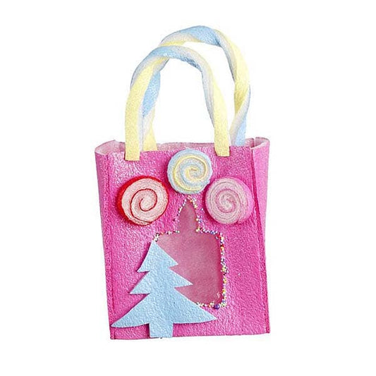 Τσαντάκι Ζαχαρωτό Ροζ 31εκ