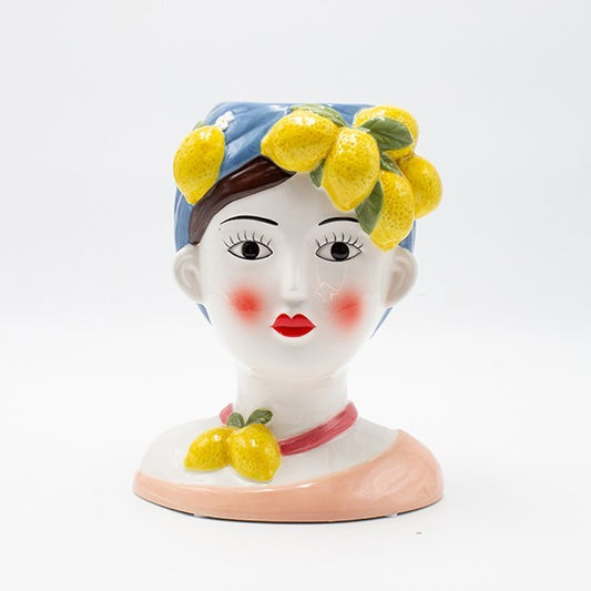 ΒΑΖΟ ΓΥΝΑΙΚΑ ΚΕΡΑΜΙΚΟ ΠΟΛΥΧΡΩΜΟ 16.2x12.8x20.5