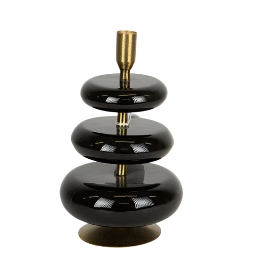 ΚΗΡΟΠΗΓΙΟ ΜΕΤΑΛΛΙΚΟ ΜΑΥΡΟ-ΧΡΥΣΟ 15x15x23