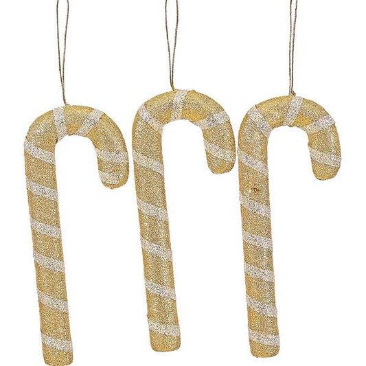 Μπαστουνάκια Φελιζόλ Χρυσό-Σαμπανιζέ S/3 21εκ