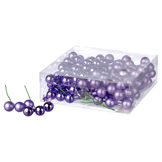 Μπάλα Γυάλινη Λιλά S/144 2εκ