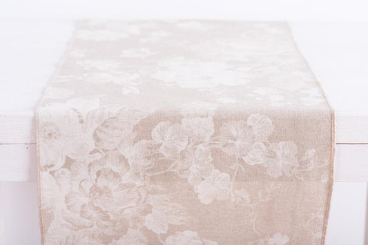 Ράννερ Λευκό Λουλούδι 32x250εκ