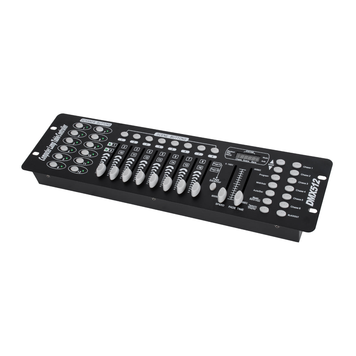 DMXCONSOLE 73493 DMX Master Κονσόλα Φωτισμού με 192 Κανάλια AC 220-240V IP20 - DMX512 - Μ48 x Π13.5 x Υ7