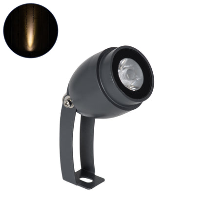 TREELIGHT-TREEGAL 90461 Σποτ Φωτισμού για Φυτά - Δέντρα με Βάση Μπετού & Κορμού LED 3W 330lm 15° DC 24V Αδιάβροχο IP65 Θερμό Λευκό 2700K Dimmable - Γκρι Ανθρακί - Μ5 x Π5 x Υ14.7