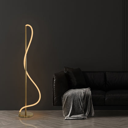 GLOW KLV-101-0173 Επιδαπέδιο Φωτιστικό LED 30W 3000lm 360° AC 220-240V IP20 Ρυθμιζόμενο Λευκό CCT με Αφή 2700K/4500K/6000K Dimmable - Lumileds SMD Chip - Χρυσό Πλατίνα - Μ45 x Π45 x Υ160