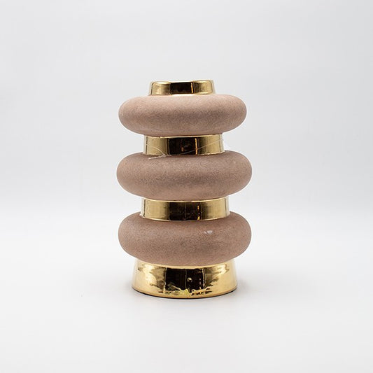 ΒΑΖΟ ΚΕΡΑΜΙΚΟ ΧΡΥΣΟ-ΑΜΜΟΥ 16x16x24