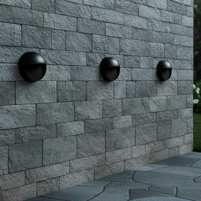 STEPART KLV-101-0095 Φωτιστικό Σκαλοπατιού / Διαδρόμου LED 3W 375lm 45° AC 220-240V Αδιάβροχο IP65 Θερμό Λευκό 2700K - Lumileds SMD Chip & TÜV SÜD Driver - Μαύρο Ματ - Μ16 x Π8 x Υ16