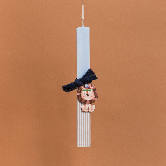 Λαμπάδα Στολισμένη “Λιονταράκι” σε Συσκευασία Δώρου