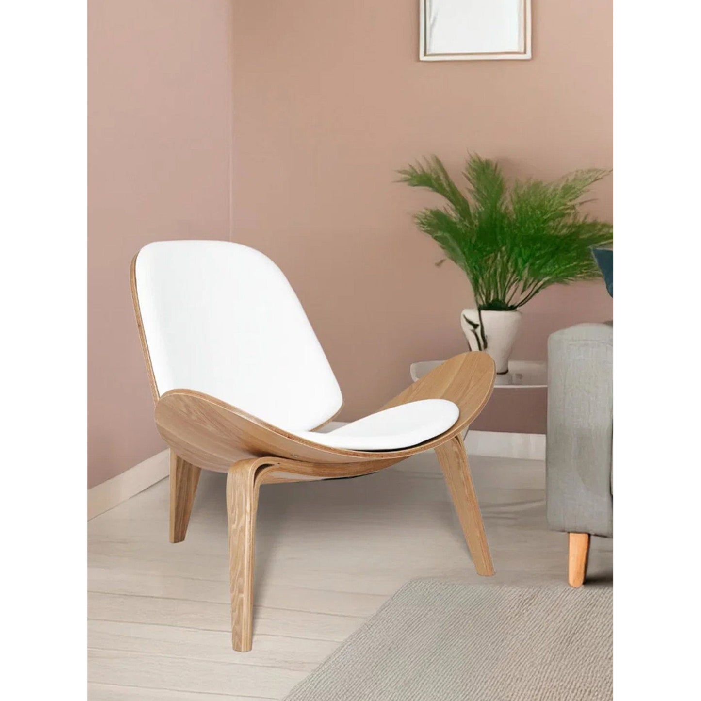 Πολυθρόνα Edgar Λευκό 92x80x76