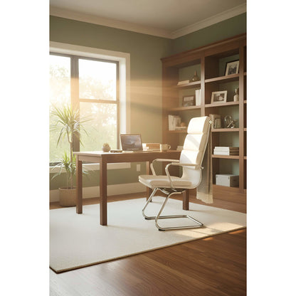 Veilstone Reception Chair White 55x50x107