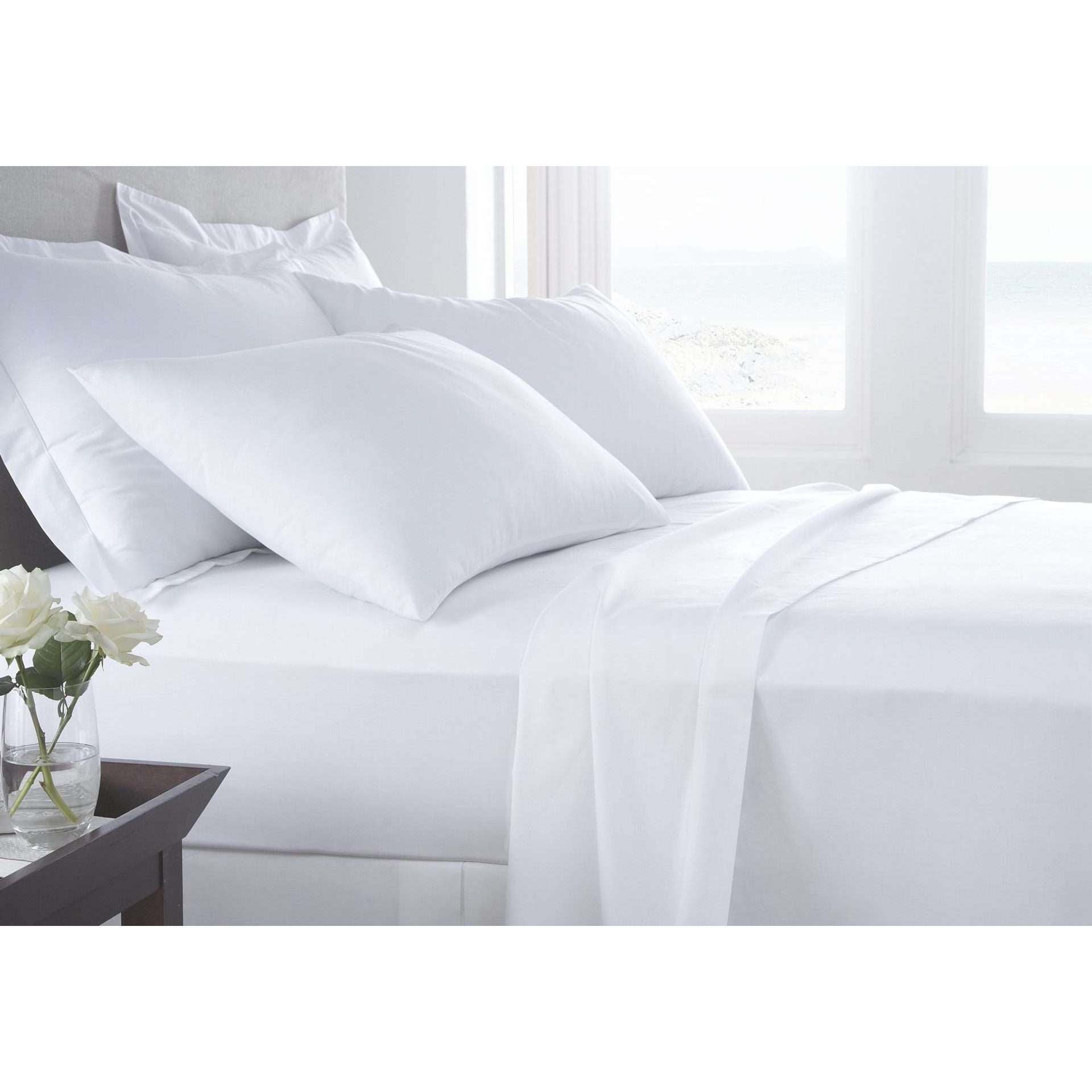 Μαξιλαροθήκη Ξενοδοχείου 52x72εκ 52% Cotton 48% Polyester 144tc