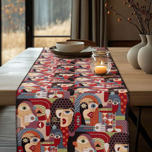 Ράννερ Στόφα Πολύχρωμα Πρόσωπα 32x250εκ