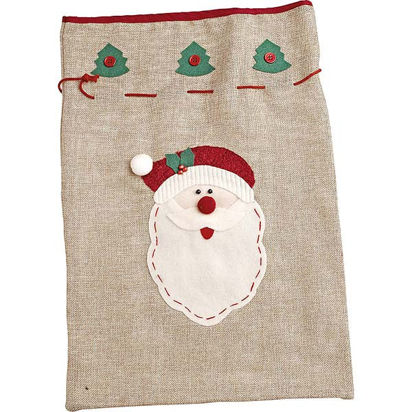 Πουγκί Γιούτα Χριστουγέννων 35x50εκ