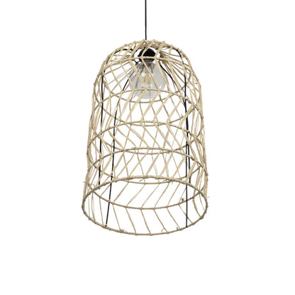 NETI 205-0025 Boho Κρεμαστό Φωτιστικό Οροφής με Ντουί 1 x E27 AC 220-240V IP20 - Μπεζ - M35 x Π35 x Υ63