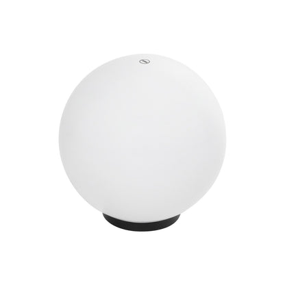 AGROS 61710 Φωτιστικό Κήπου με Ντουί 1 x E27 AC 220-240V Αδιάβροχο IP65 - Λευκό & Μάυρο - Μ30 x Π30 x Υ32cm