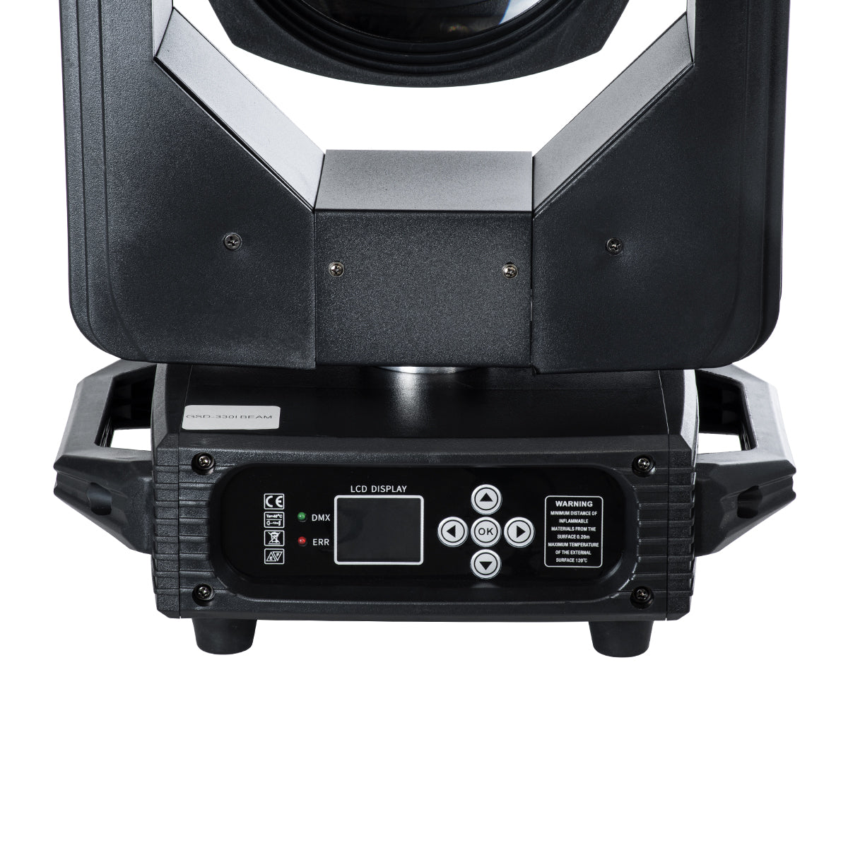 DIAS 51117 Επαγγελματική Κινούμενη Ρομποτική Κεφαλή BEAM Light OSRAM 12R Ultra Bright 295W AC 220V-240V IP20 RGBW DMX512 - Μ31 x Π24.5 x Υ51cm