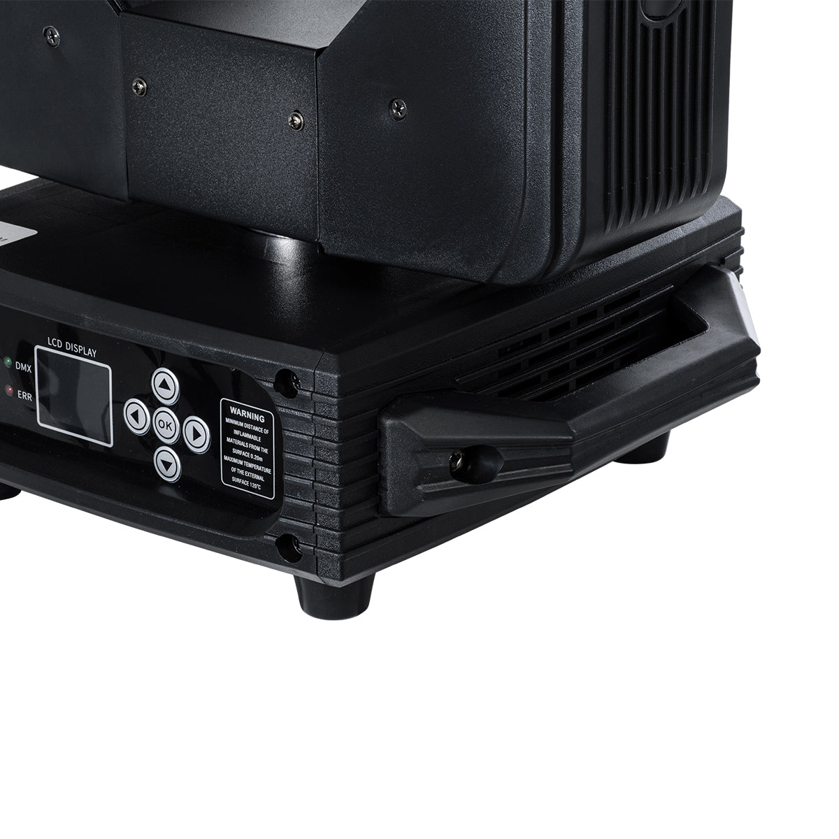 DIAS 51117 Επαγγελματική Κινούμενη Ρομποτική Κεφαλή BEAM Light OSRAM 12R Ultra Bright 295W AC 220V-240V IP20 RGBW DMX512 - Μ31 x Π24.5 x Υ51cm