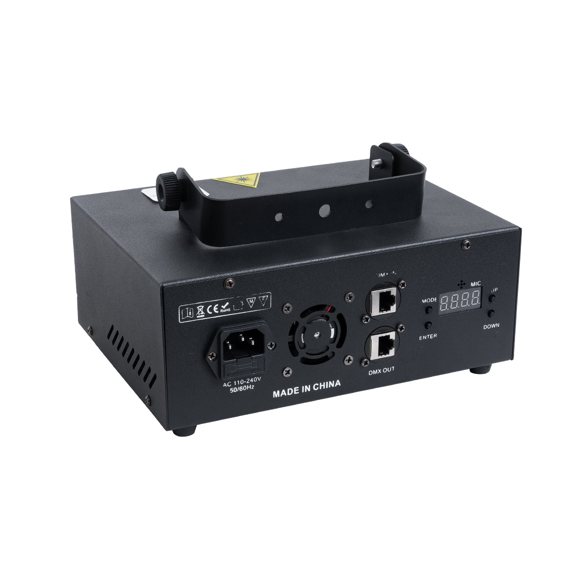 ARES 51127 Επαγγελματικό Laser Projector 30W 1000Mw 300mW RED/635nm - 100mW GREEN/532nm - 600mW BLUE/450nm - AC 220V-240V IP20 3in1 RGB DMX512 - Μ23.5 x Π18 x Υ10cm