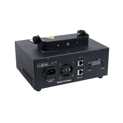 ARES 51127 Επαγγελματικό Laser Projector 30W 1000Mw 300mW RED/635nm - 100mW GREEN/532nm - 600mW BLUE/450nm - AC 220V-240V IP20 3in1 RGB DMX512 - Μ23.5 x Π18 x Υ10cm