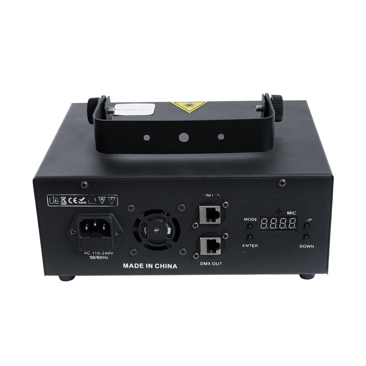 ARES 51127 Επαγγελματικό Laser Projector 30W 1000Mw 300mW RED/635nm - 100mW GREEN/532nm - 600mW BLUE/450nm - AC 220V-240V IP20 3in1 RGB DMX512 - Μ23.5 x Π18 x Υ10cm