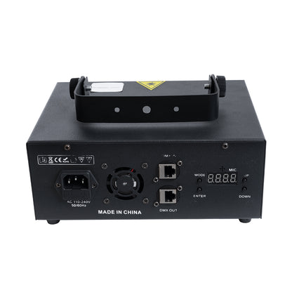 ARES 51127 Επαγγελματικό Laser Projector 30W 1000Mw 300mW RED/635nm - 100mW GREEN/532nm - 600mW BLUE/450nm - AC 220V-240V IP20 3in1 RGB DMX512 - Μ23.5 x Π18 x Υ10cm