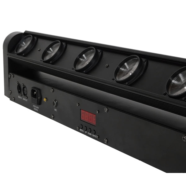 BAR 51132 Stage Κινούμενη Ρομποτική Κεφαλή Super Beam LED 160W 8° AC 220-240V IP20 8 x 20W CREE Chip Πολύχρωμο RGBW Dimmable DMX512 Protocol 9/38 Channels - Μ110 x Π13.2 x Υ15.5