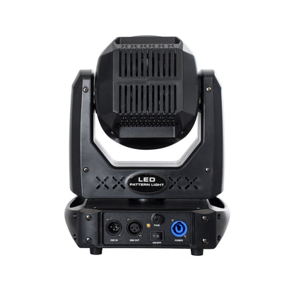 HERACLES 51156 Επαγγελματική Κινούμενη Ρομποτική Κεφαλή PATTERN Light CREE LED 100W AC 220V-240V IP20 RGBW DMX512 - Μ25.5 x Π20 x Υ35cm