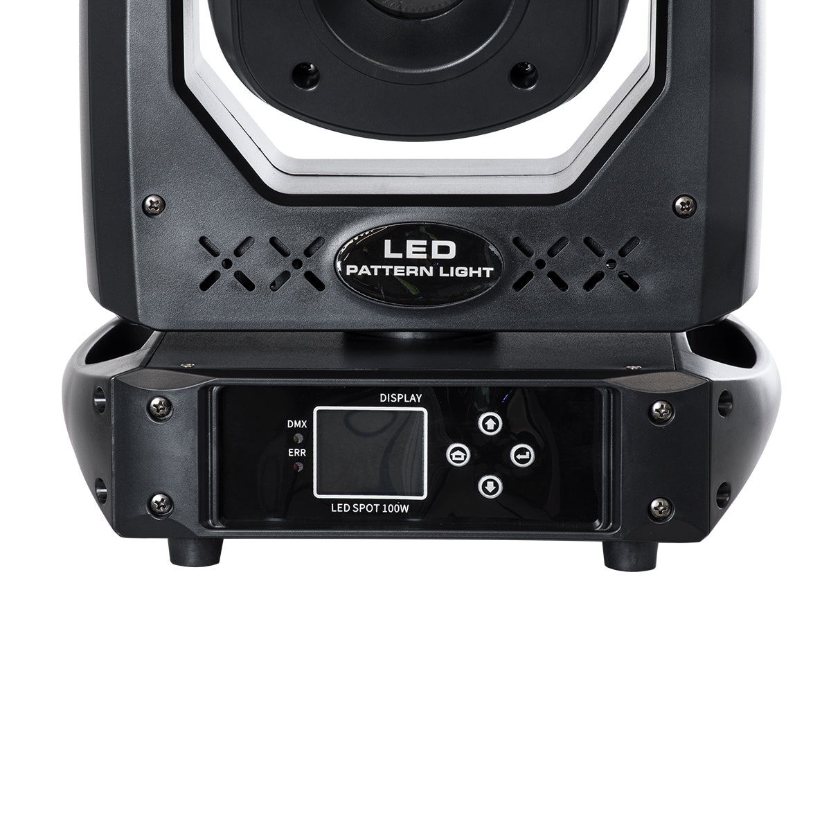 HERACLES 51156 Επαγγελματική Κινούμενη Ρομποτική Κεφαλή PATTERN Light CREE LED 100W AC 220V-240V IP20 RGBW DMX512 - Μ25.5 x Π20 x Υ35cm