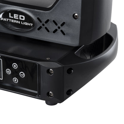 HERACLES 51156 Επαγγελματική Κινούμενη Ρομποτική Κεφαλή PATTERN Light CREE LED 100W AC 220V-240V IP20 RGBW DMX512 - Μ25.5 x Π20 x Υ35cm