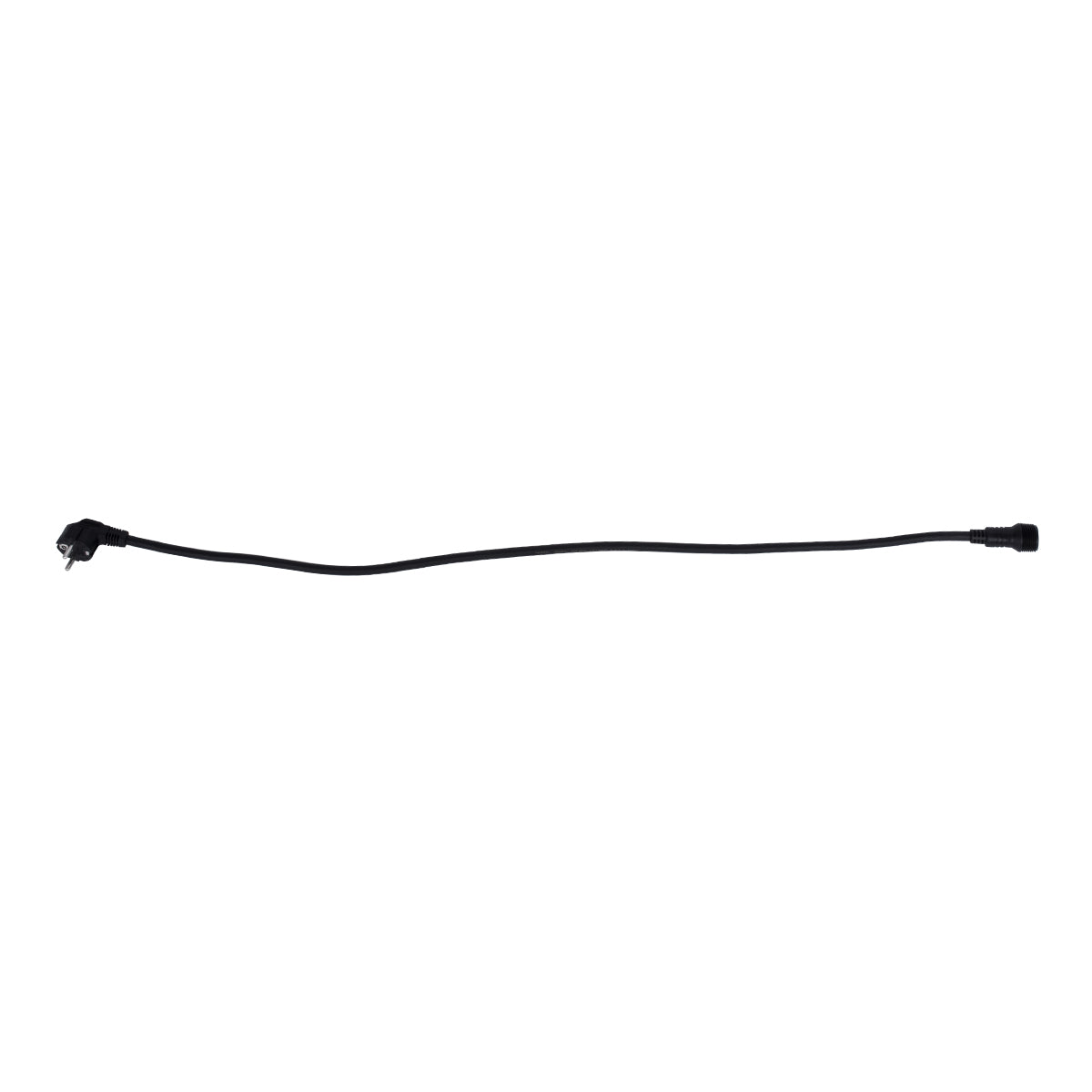 51172 Καλώδιο Ρεύματος 3PIN DMX512 1 Μέτρο από Female XLR σε Male Πρίζα Schuko Τερματισμένο Αδιάβροχο IP65 Μ100cm - Μαύρο