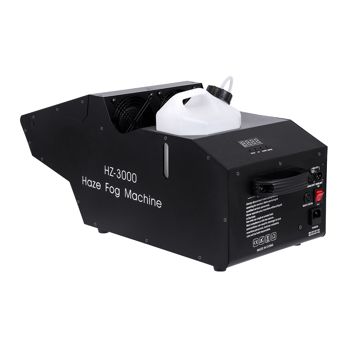 HAZER 51173 Stage Μηχανή Ομίχλης & Νέφωσης Καπνού 3000W AC 220-240V IP20 DMX512 Protocol & RF Ασύρματο Χειριστήριο - Μ66 x Π28.5 x Υ36