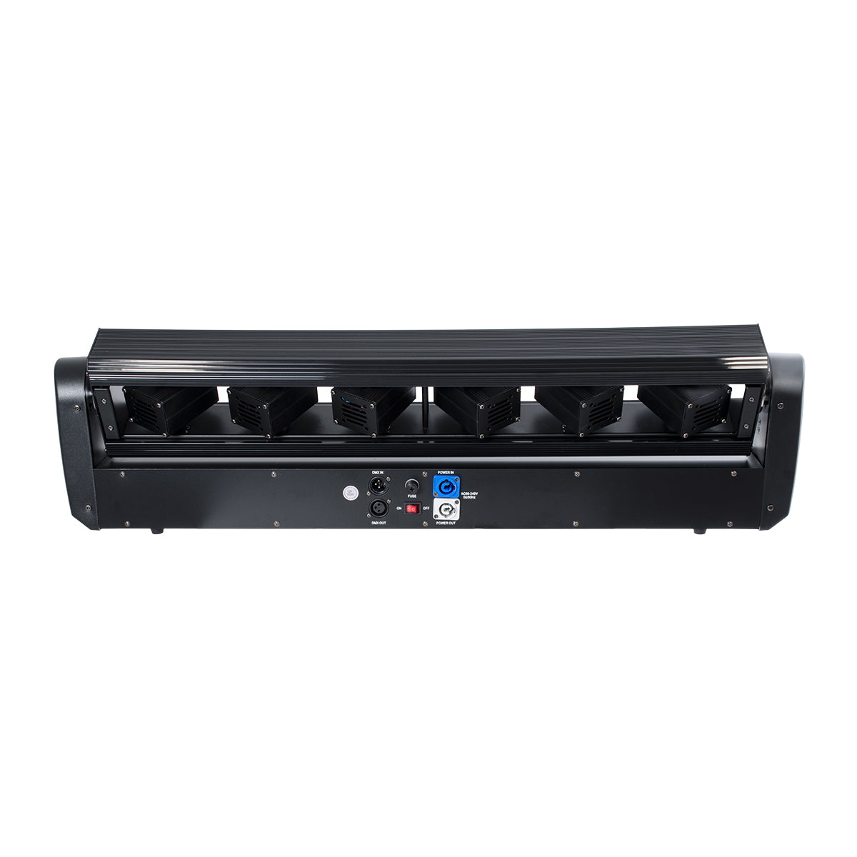 AMNESIA 51179 Stage Κινούμενη Ρομποτική Κεφαλή Spider Super Beam LASER 150W 2° AC 220-240V IP20 6 x 1W LASER Chip 300mW RED/638nm 100mW GREEN/531nm 600mW BLUE/442nm Πολύχρωμο RGB Dimmable DMX512 Protocol 14/35 Channels - Μ86 x Π23 x Υ9