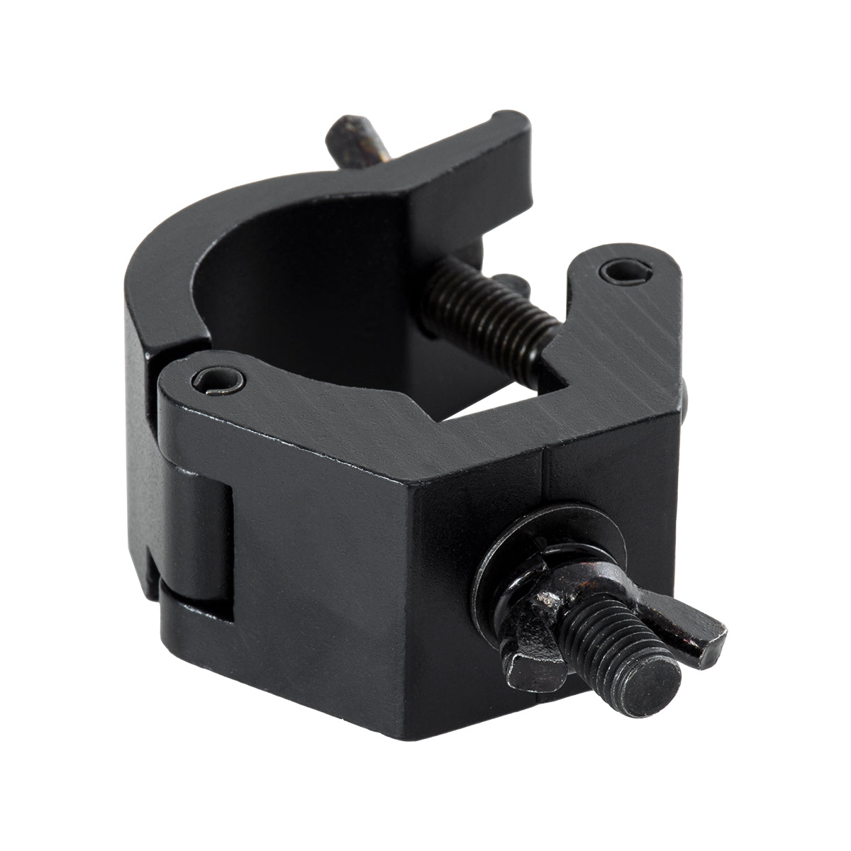 CLAMPS 51183 Επαγγελματικός Γάντζος Hook Αλουμινίου Ύψηλης Αντοχής για Κρέμαση, Στήριξη & Τοποθέτηση Προϊόντων Stage σε Τράσες - Μ8 x Π5.5 x Υ3cm - Μαύρο