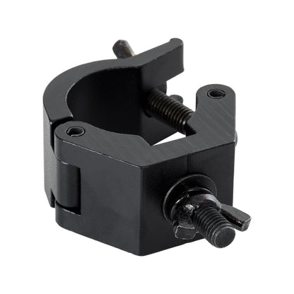 CLAMPS 51183 Επαγγελματικός Γάντζος Hook Αλουμινίου Ύψηλης Αντοχής για Κρέμαση, Στήριξη & Τοποθέτηση Προϊόντων Stage σε Τράσες - Μ8 x Π5.5 x Υ3cm - Μαύρο