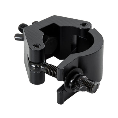 CLAMPS 51183 Επαγγελματικός Γάντζος Hook Αλουμινίου Ύψηλης Αντοχής για Κρέμαση, Στήριξη & Τοποθέτηση Προϊόντων Stage σε Τράσες - Μ8 x Π5.5 x Υ3cm - Μαύρο