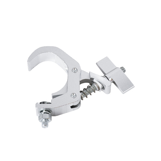 CLAMPS 51184 Stage Hook Γάντζος Αλουμινίου Ύψηλης Αντοχής για Κρέμαση, Στήριξη & Τοποθέτηση Προϊόντων Stage σε Τράσες Αδιάβροχο IP65 - Νίκελ Βούρτσας - Μ16 x Π12 x Υ2.5