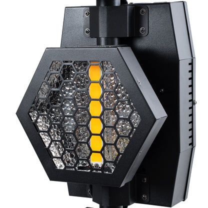 HALO 51194 Stage Φωτιστικό Ειδικών Εφέ Digital Matrix Pixel & Blinder LED 672W 120° AC 220-240V IP20 6 x 100W COB Chip & 144 x 0.5W SMD5050 Chip Ultra Θερμό Λευκό 2200K & Πολύχρωμο RGB Dimmable DMX512 Protocol - Μ40 x Π32 x Υ146.5