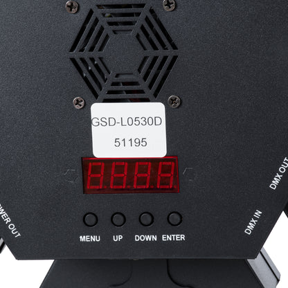 HALO 51195 Stage Φωτιστικό Ειδικών Εφέ Digital Matrix Pixel & Blinder LED 434W 120° AC 220-240V IP20 7 x 50W COB Chip & 168 x 0.5W SMD5050 Chip Ultra Θερμό Λευκό 2200K & Πολύχρωμο RGB Dimmable DMX512 Protocol - Μ50 x Π10.5 x Υ47